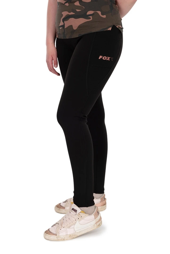 Fox Womens Black Lined Leggings