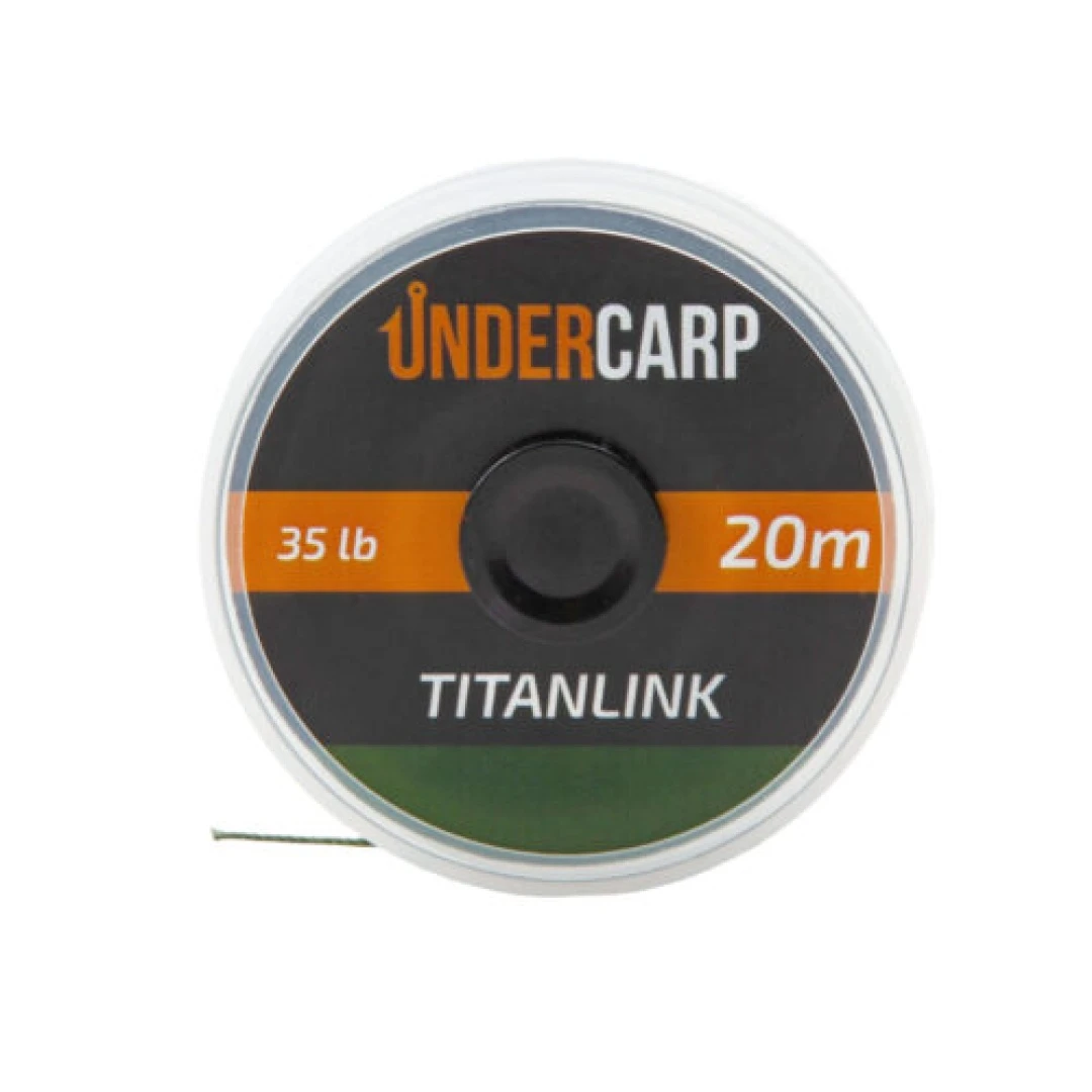 UnderCarp TITANLINK Green  - Plecionka przyponowa 