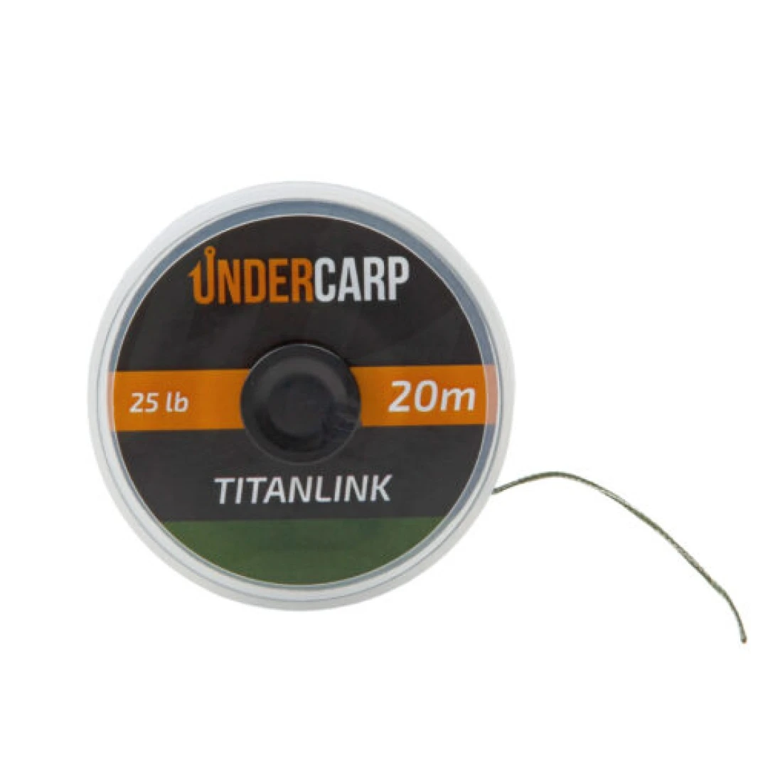 UnderCarp TITANLINK Green  - Plecionka przyponowa 