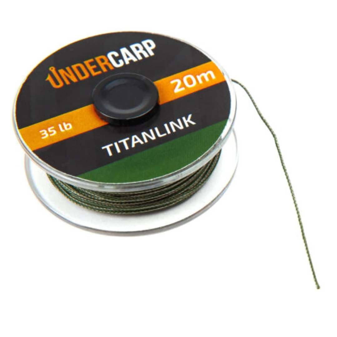 UnderCarp TITANLINK Green  - Plecionka przyponowa 
