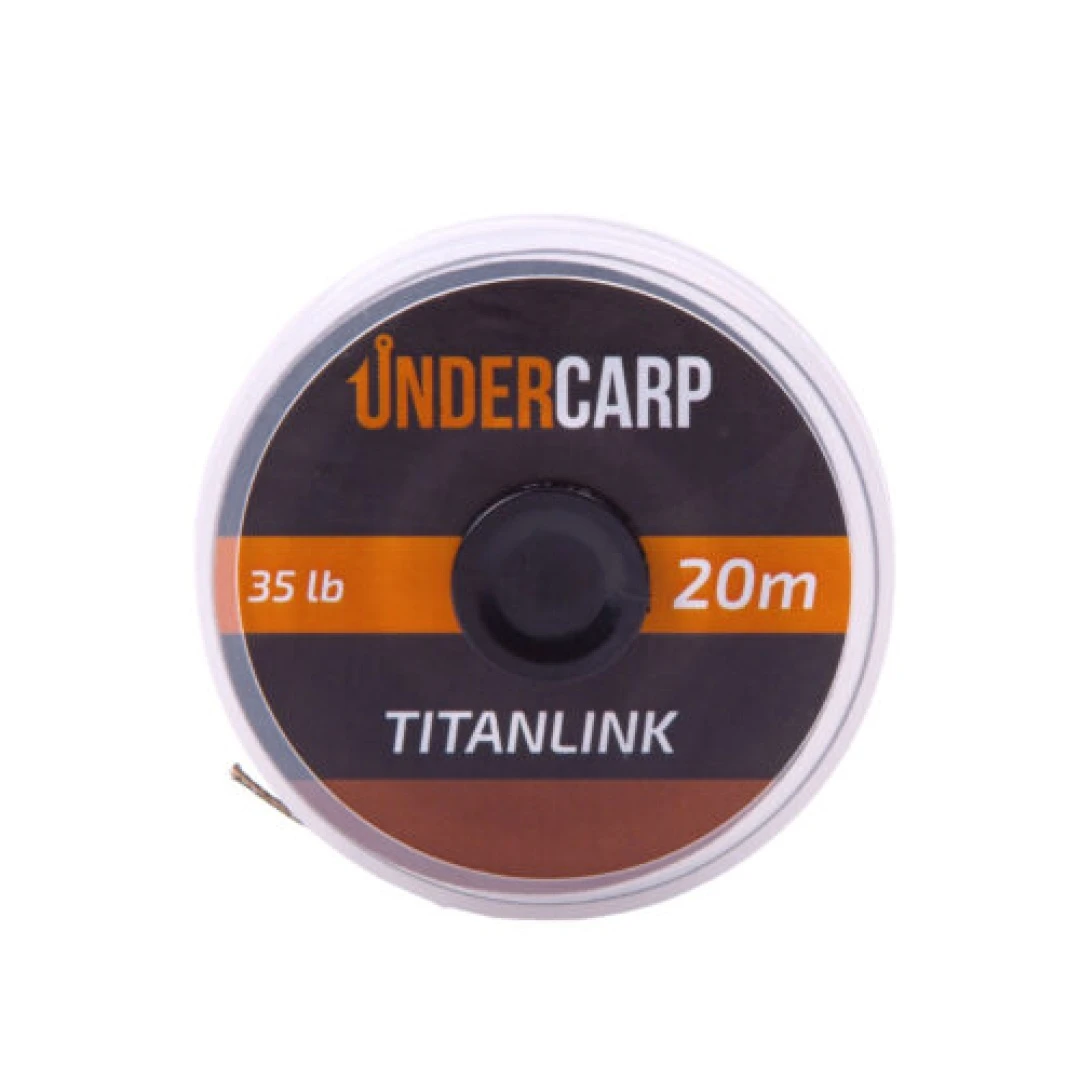 UnderCarp TITANLINK Brown - Plecionka przyponowa 