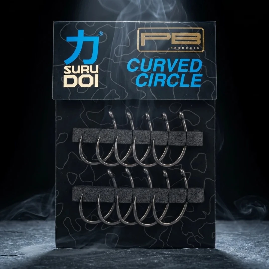 PB Products SURUDOI Curved Circle Hook PTFE