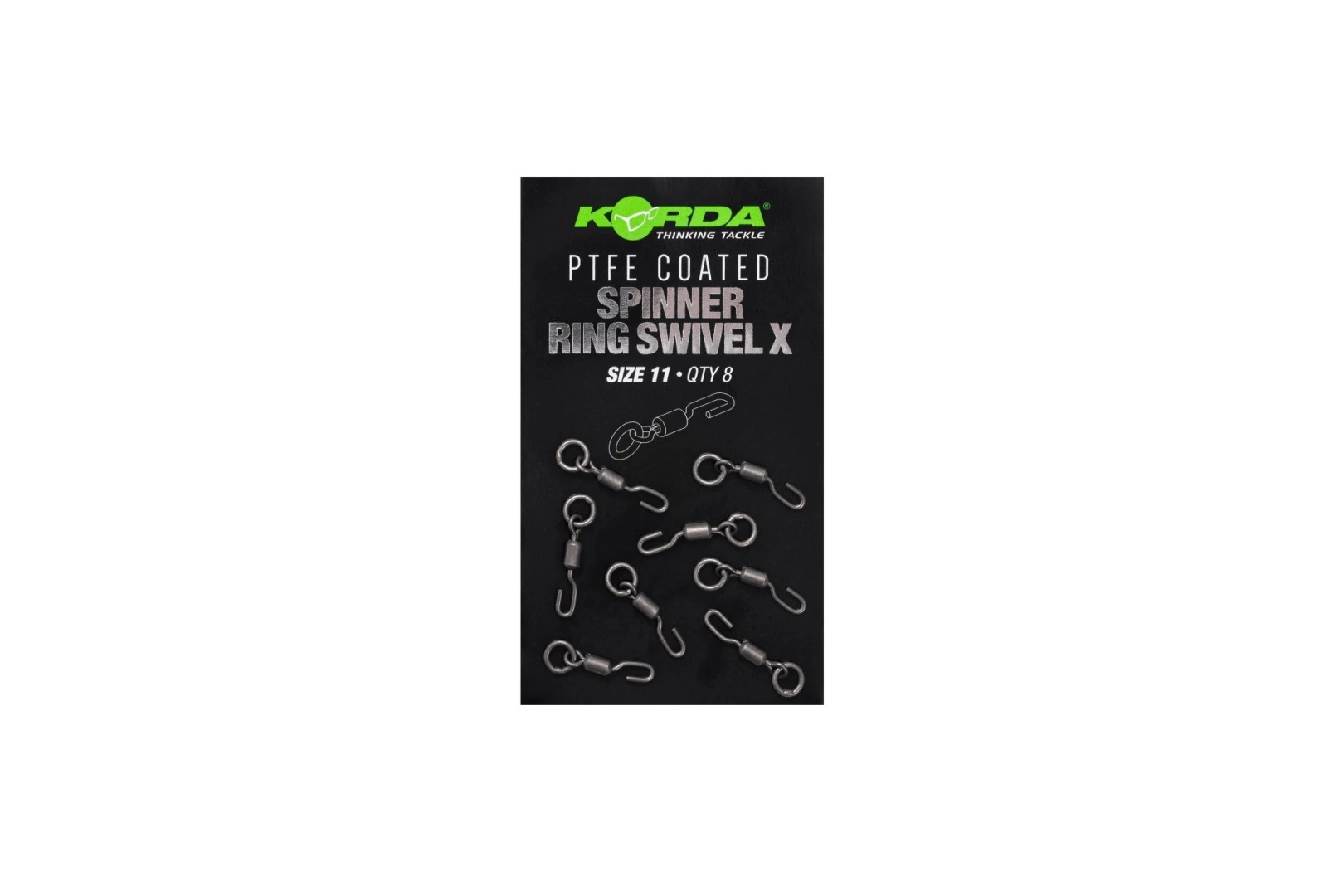 Korda PTFE Spinner Ring Swivel X 11