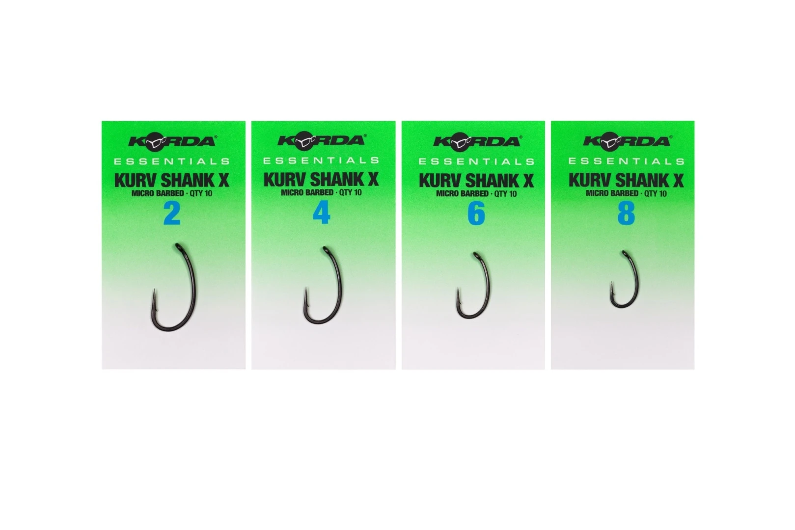 Korda Essentials Kurv Shank X Hooks  4