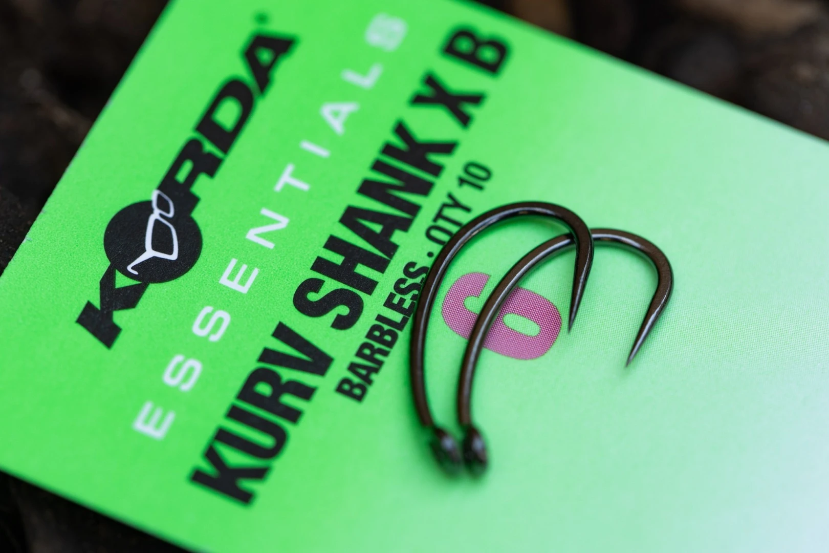 Korda Essentials Kurv Shank X Hooks Barbless 4 (senza ardiglione)