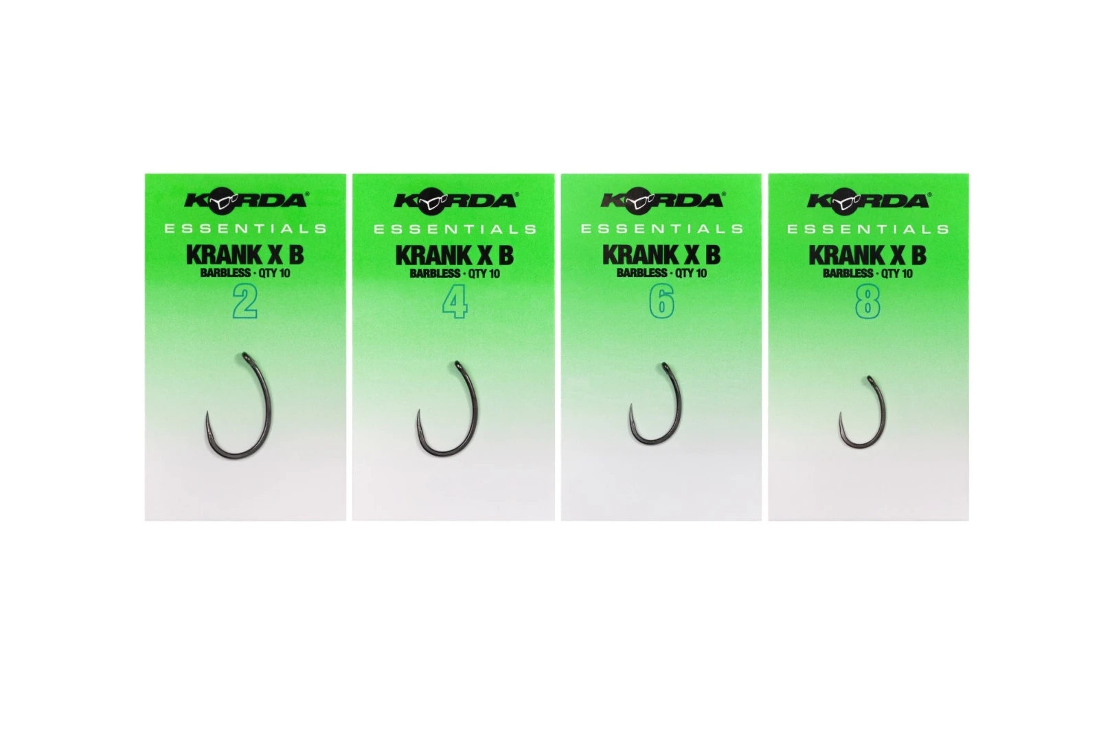 Korda Essentials Krank X Hooks Barbless 6 (senza ardiglione)
