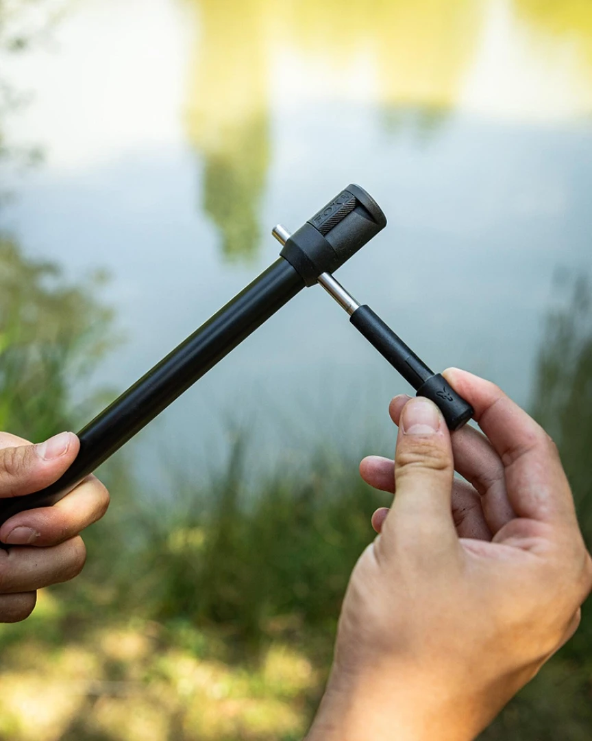 Fox Black Label Camlock Bankstick 6 inch (15 cm) senza lama a spirale