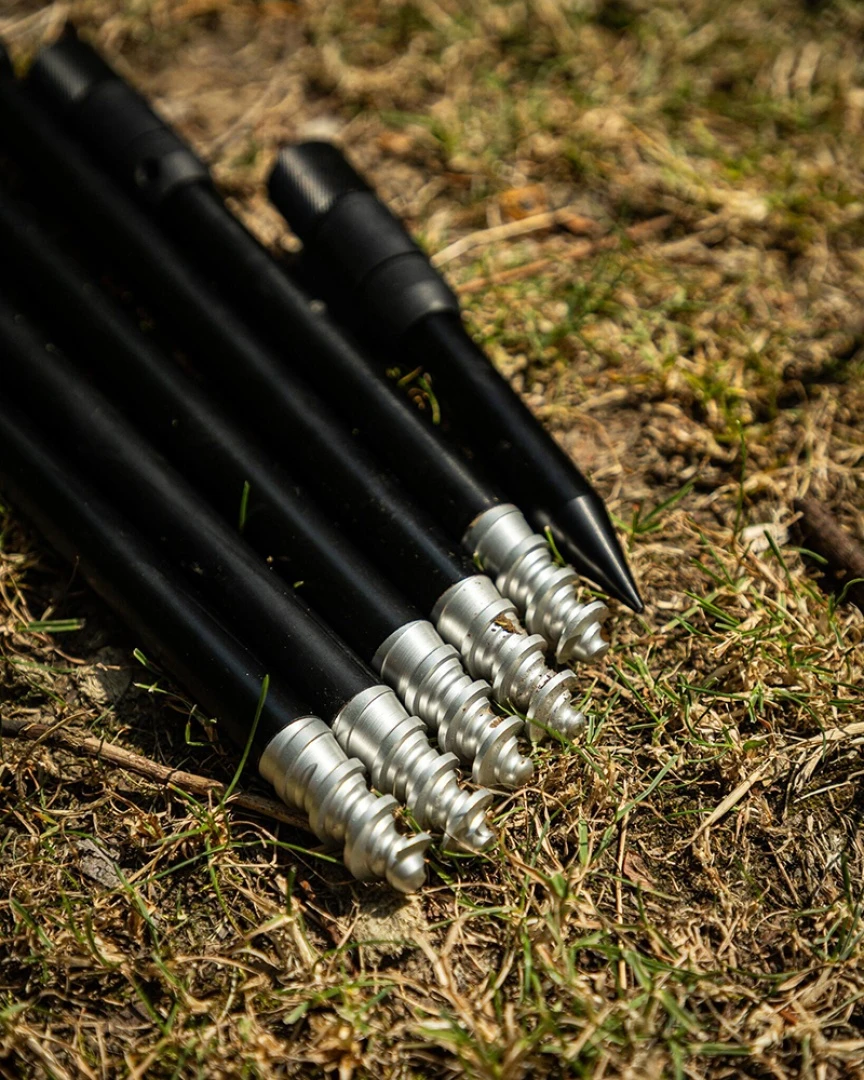 Fox Black Label Camlock Bankstick 6 inch (15 cm) senza lama a spirale