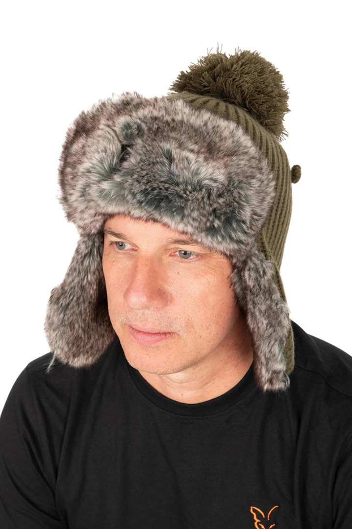 Fox Trapper Hat - Green