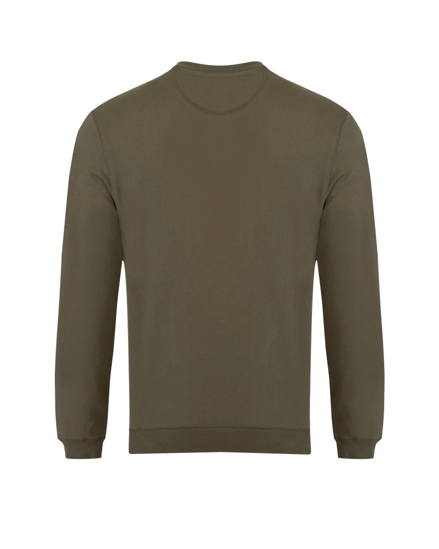 Korda Patch Crewneck - Dark Olive S