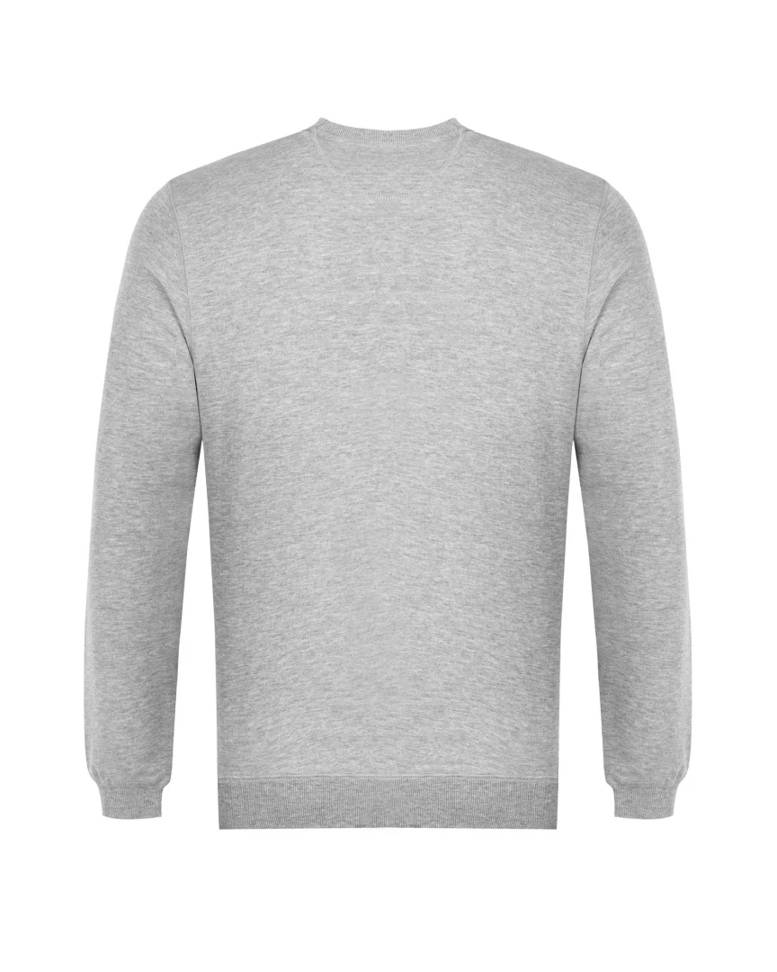 Korda Patch Crewneck - Heather Grey S