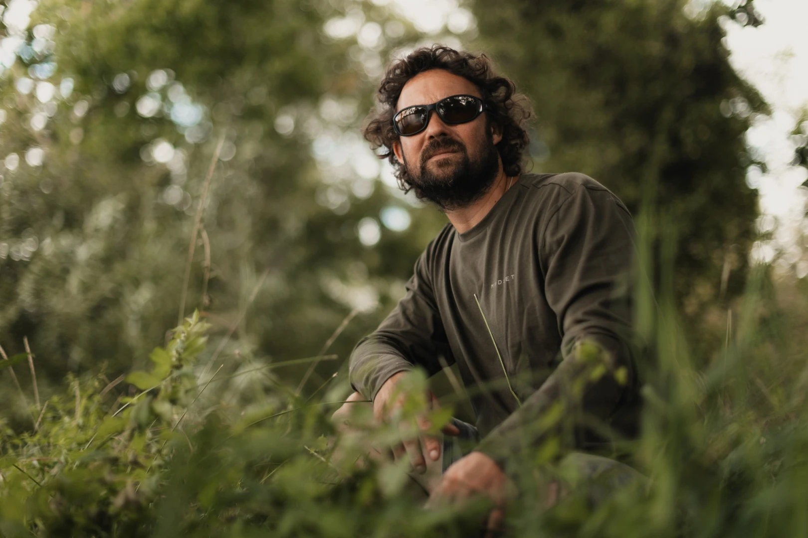 Korda Mindset Minimal LS T-Shirt - Dark Olive - Mindset Minimal LS Tee | Tmavá oliva M