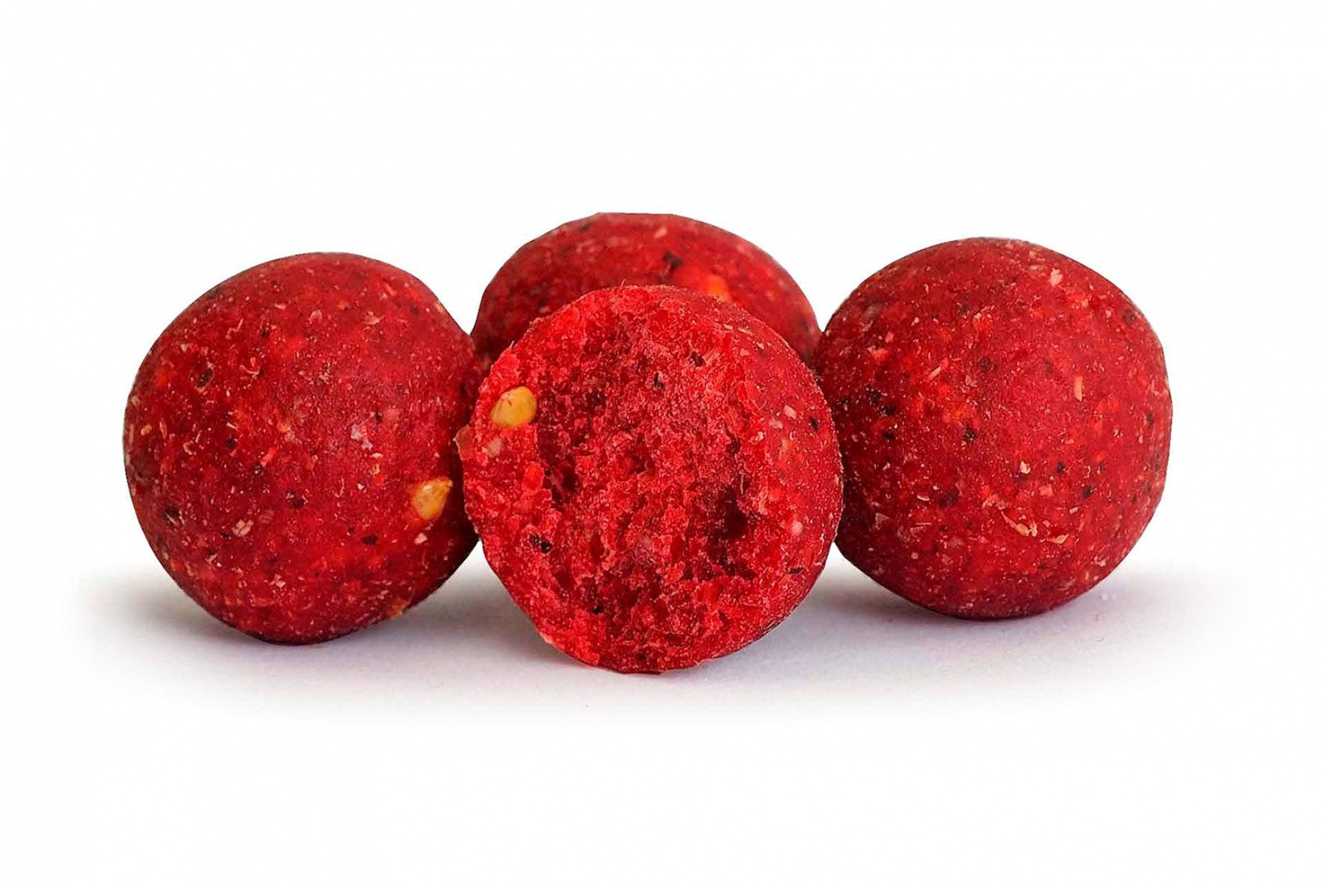 TandemBaits Carp Food Boilies  - Premium Strawberry