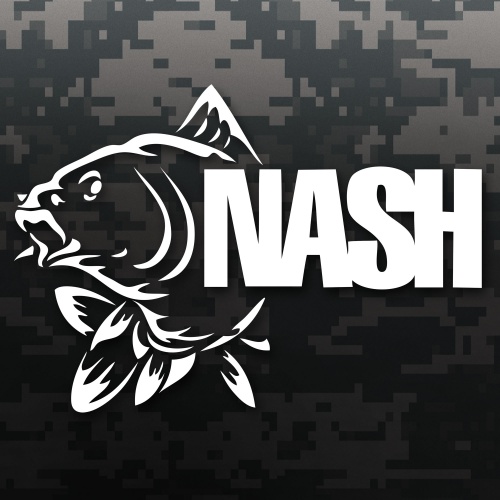 Nash Sticker  - White Cut Out on Transparent Background