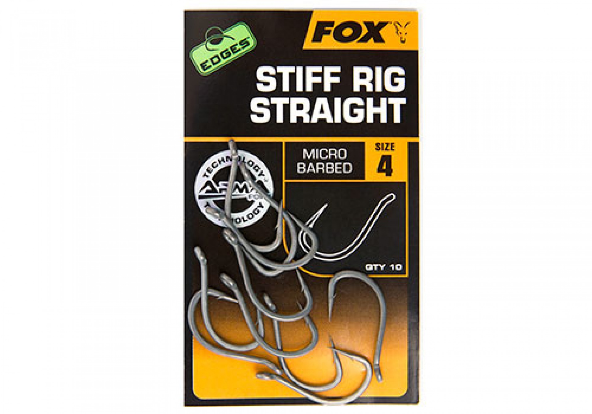 Fox Edges Arma Point Stiff Rig Straight Hooks